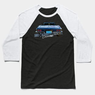 1965 Chevrolet Corvette Convertible Baseball T-Shirt